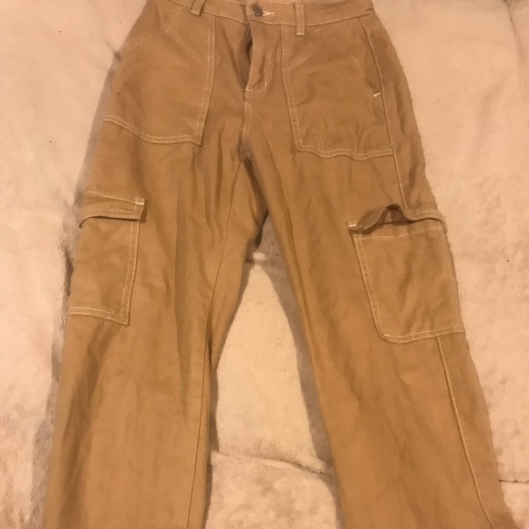 Beige cargo jeans - Picture 2 of 2